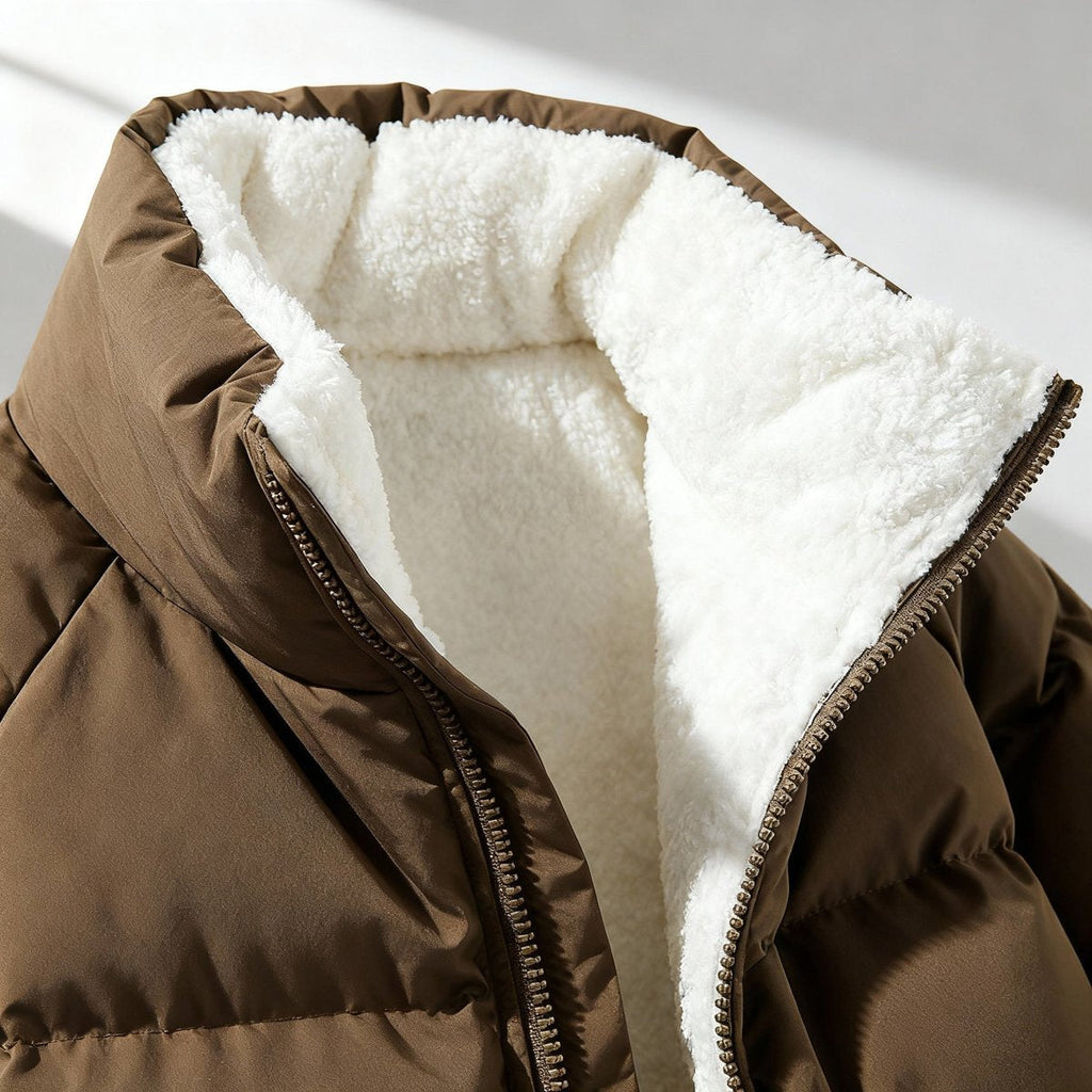 Women’s Fleece-Lined Puffer Jacket