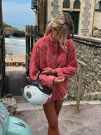 Giacca trapuntata oversize da donna