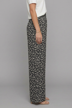 Pantalones Palazzo para mujer con estampado floral pequeño