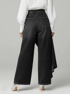 Asymmetrische Wide-Leg-Jeans für Damen