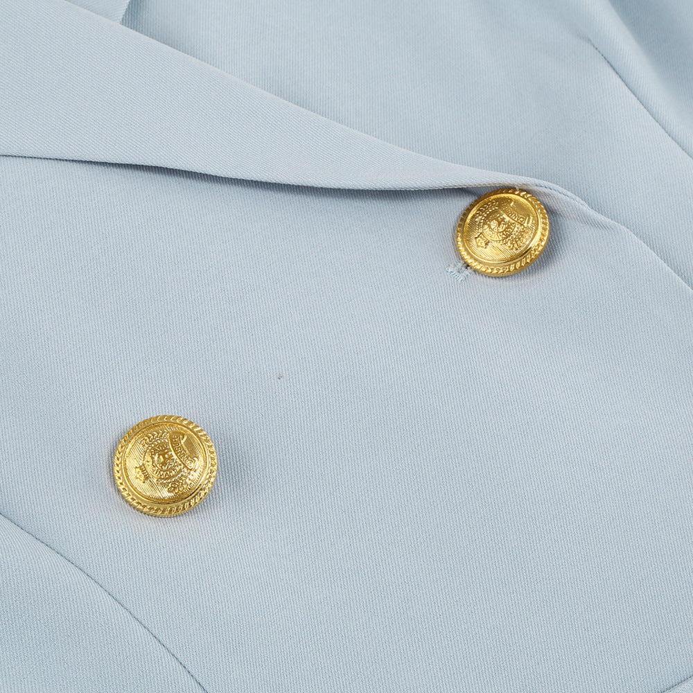 Mini-robe blazer cape pour femme