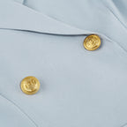 Mini-robe blazer cape pour femme