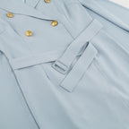 Mini-robe blazer cape pour femme