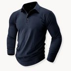 Polo classica da uomo a maniche lunghe