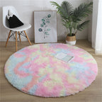 Round Shaggy Area Rug