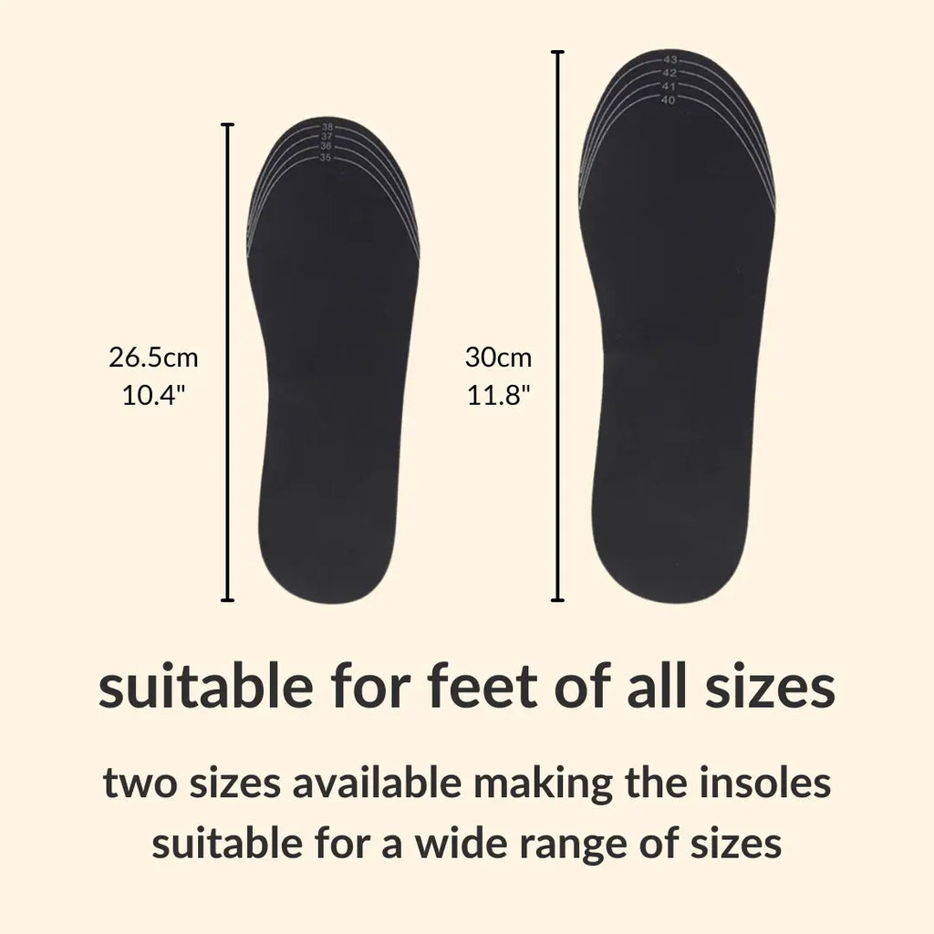 Plantillas térmicas para zapatos, recortables a medida