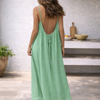 Robe nuisette maxi décontractée pour femme