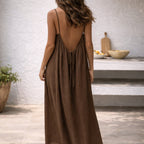 Robe nuisette maxi décontractée pour femme