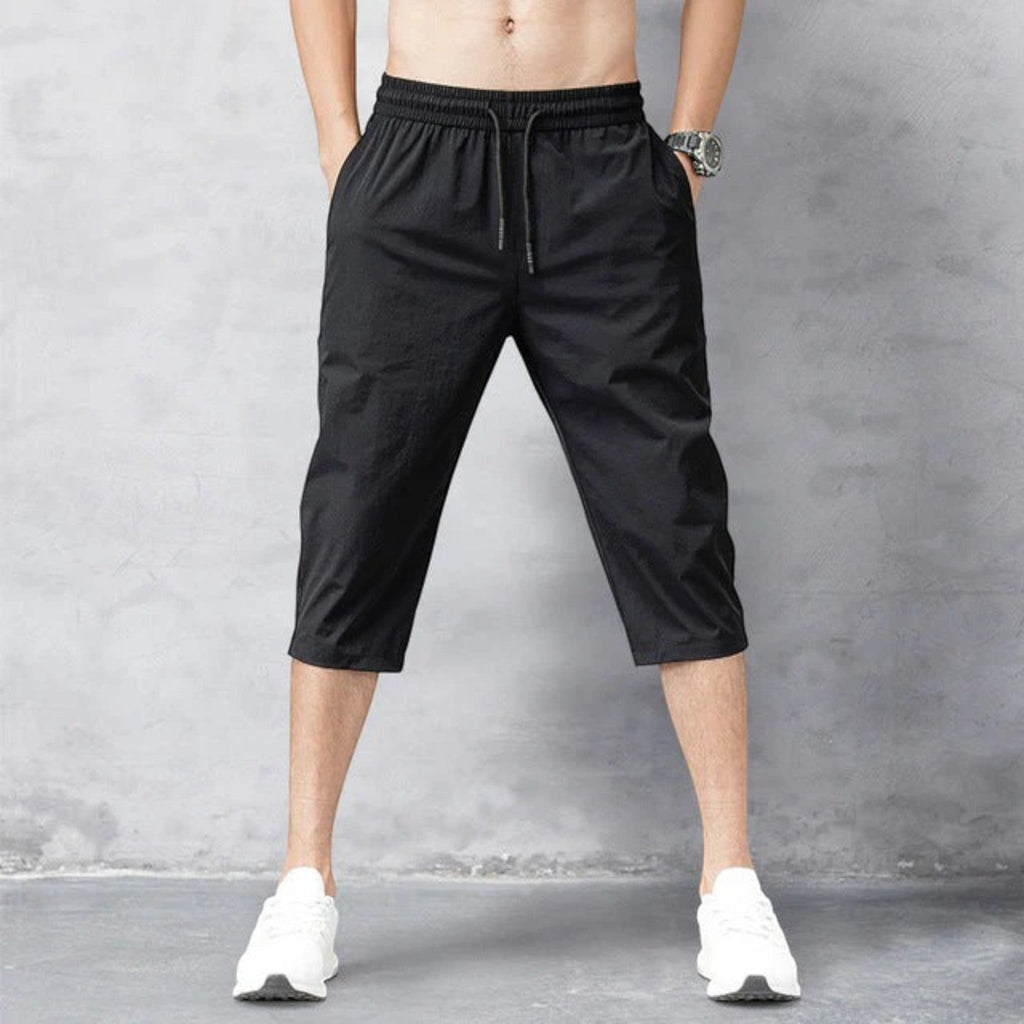 Herren-Schnelltrocknende Nylonshorts mit elastischem Bund und Kordelzug für Sommeraktivitäten