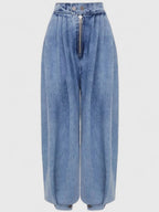 Women's High-Waist Balloon Jeans