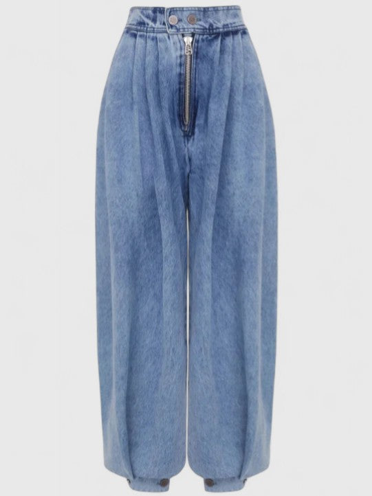 Women's High-Waist Balloon Jeans