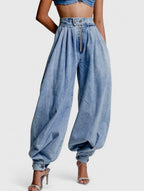 Women's High-Waist Balloon Jeans