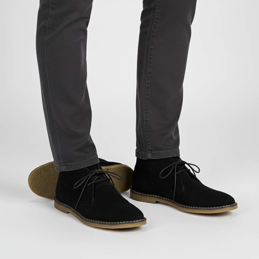 Herren Klassische Schnürstiefeletten mit gepolsterter Innensohle für den Alltag