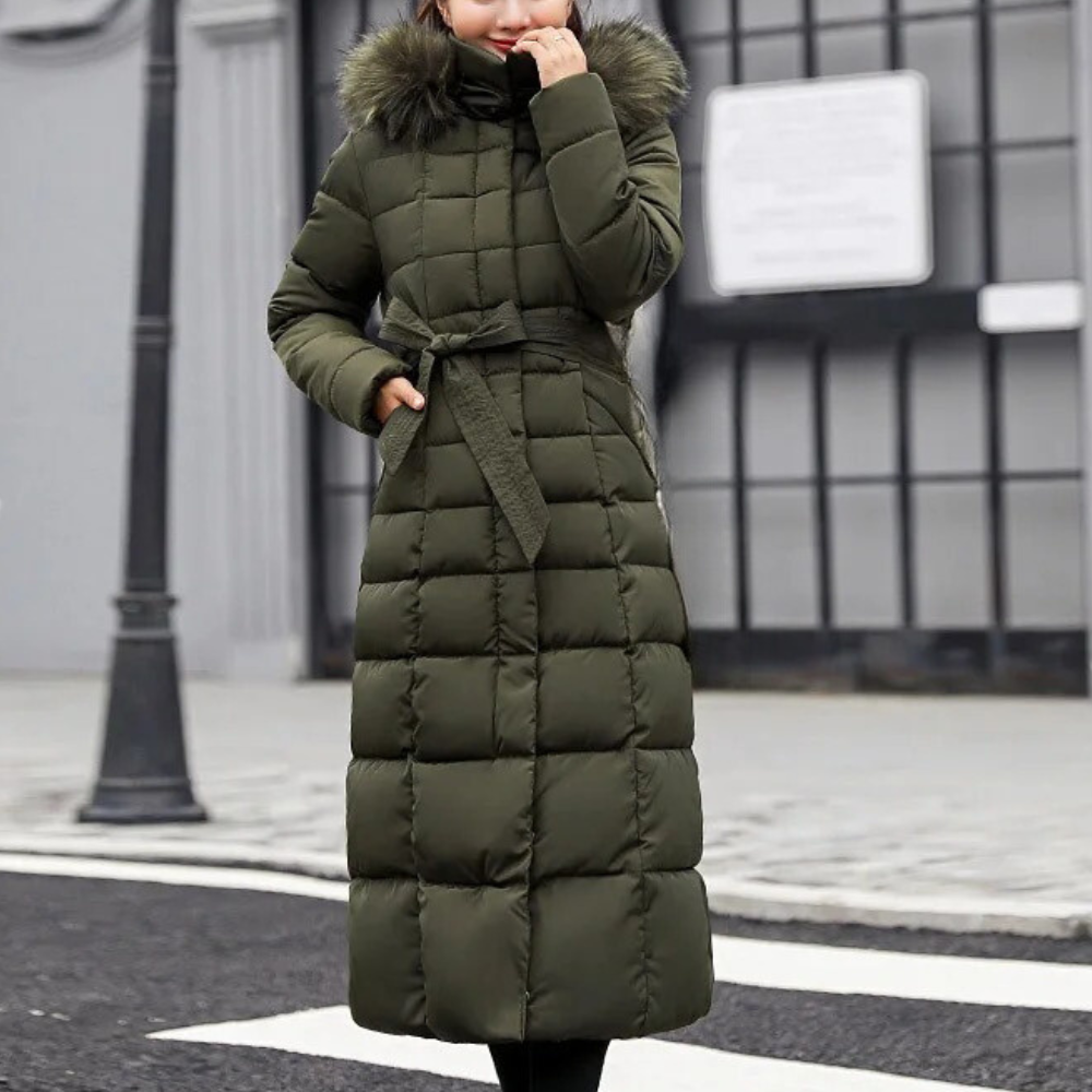 Women’s Long Hooded Puffer Coat