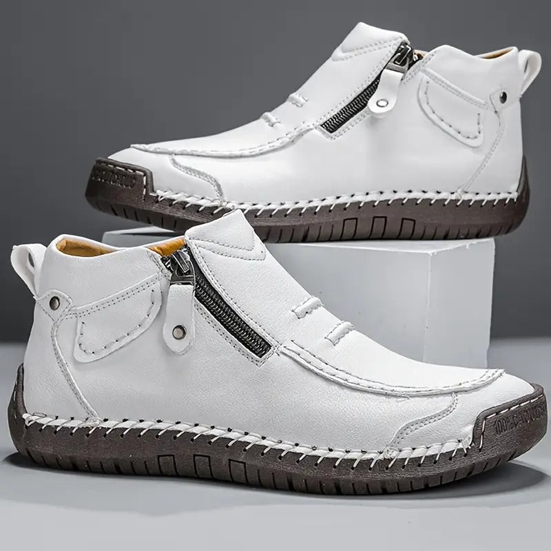 Men’s Vintage Zip Ankle Shoes