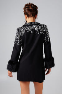 Centre Stage Rhinestone Coat