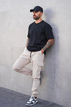 Pantalon cargo jogger fuselé pour homme