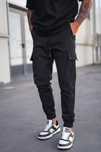 Pantalon cargo jogger fuselé pour homme