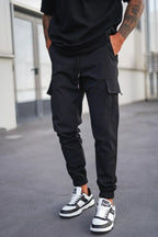 Pantalon cargo jogger fuselé pour homme