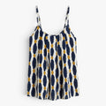 Damen Spaghetti-Träger-Top mit abstraktem geometrischem Print