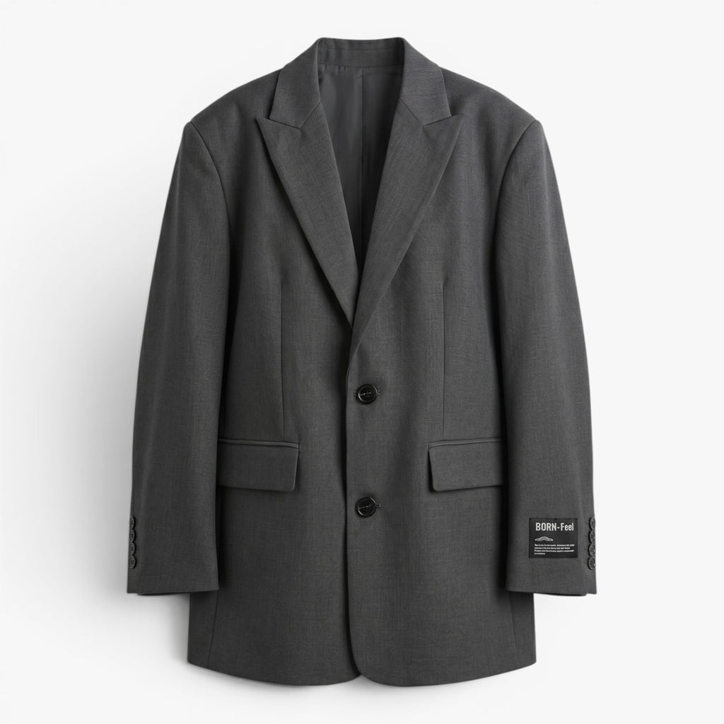 Women's Oversized Single-Breasted Blazer