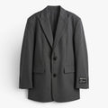 Damen übergroßer einreihiger Blazer