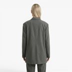 Women's Oversized Single-Breasted Blazer