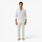 Men's Linen Button-Up Everyday Casual Shirt