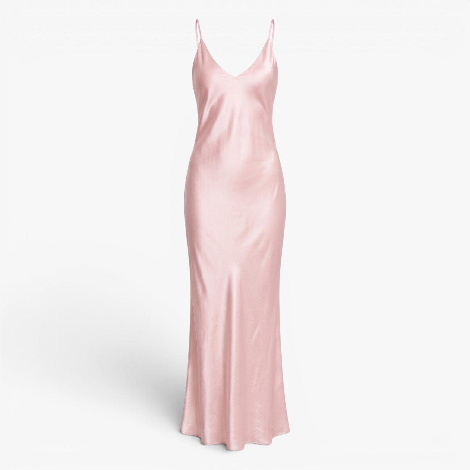 Women's Satin Slip Maxi Slit Dress