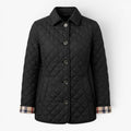 Women's Diamond Quilted Stand Collar Tailored Puffer Jacket
