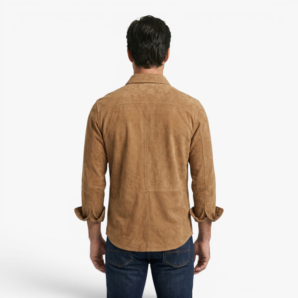Herren Robust Utility Hemd mit Knöpfen, zwei Klappentaschen und tailliertem Casual-Schnitt