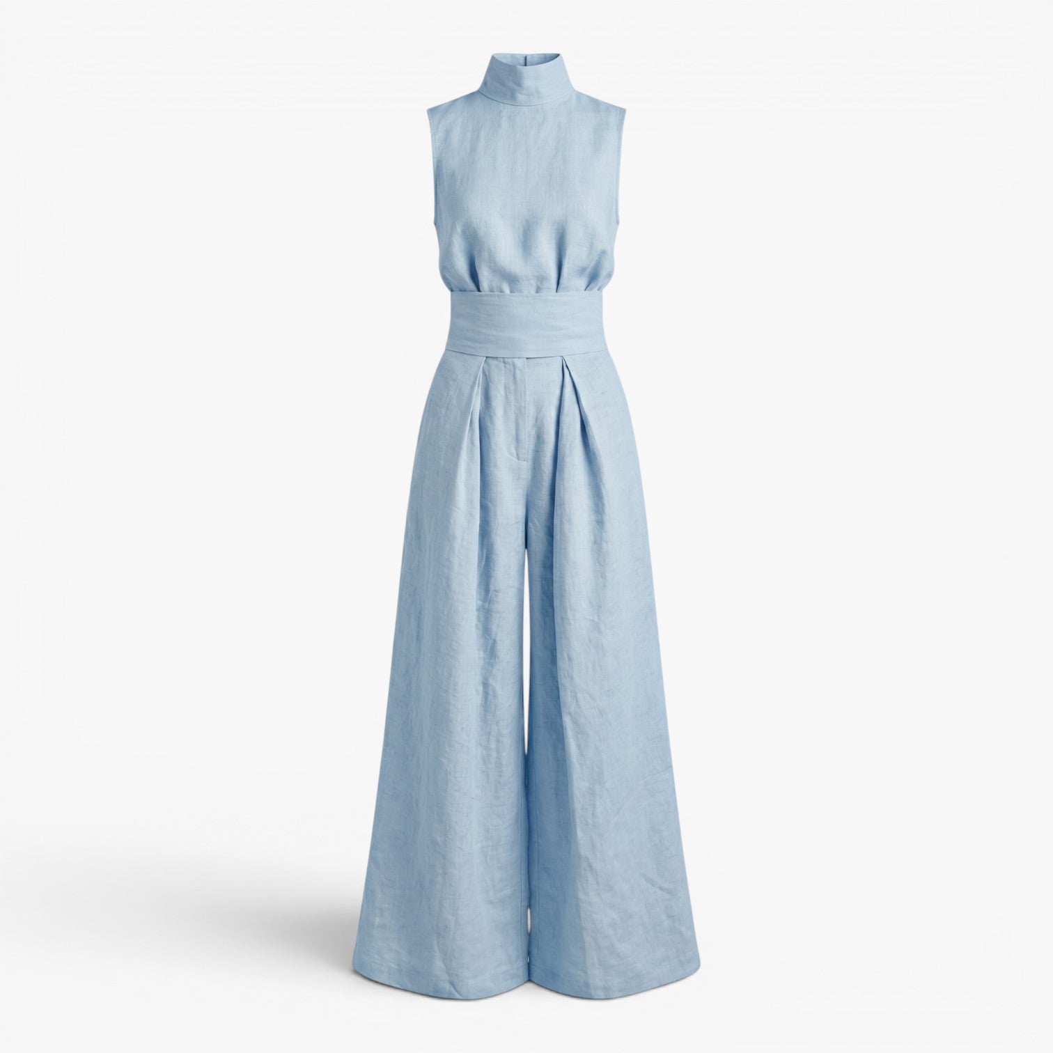 Women's High Neck Wide Leg Jumpsuit