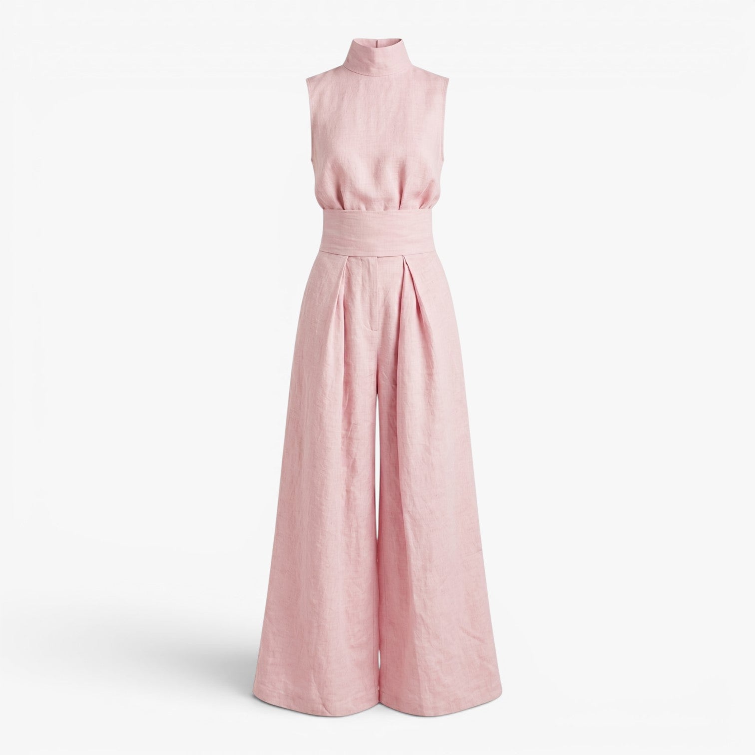 Women's High Neck Wide Leg Jumpsuit