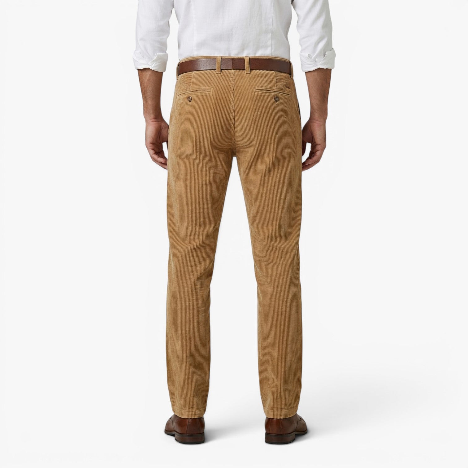 Men's Classic Corduroy Straight-Leg Trousers