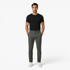 Men's Tailored Slim-Fit Stretch Chino Trousers with Tapered Leg and Modern Urban Cut
