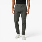 Men's Tailored Slim-Fit Stretch Chino Trousers with Tapered Leg and Modern Urban Cut