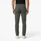 Men's Tailored Slim-Fit Stretch Chino Trousers with Tapered Leg and Modern Urban Cut
