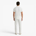 Men's Textured Short Sleeve Shirt and Trousers Set