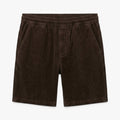 Herren lockere Cord-Shorts mit elastischem Bund