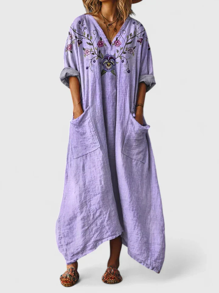 Women's Boho Print Maxi Dress