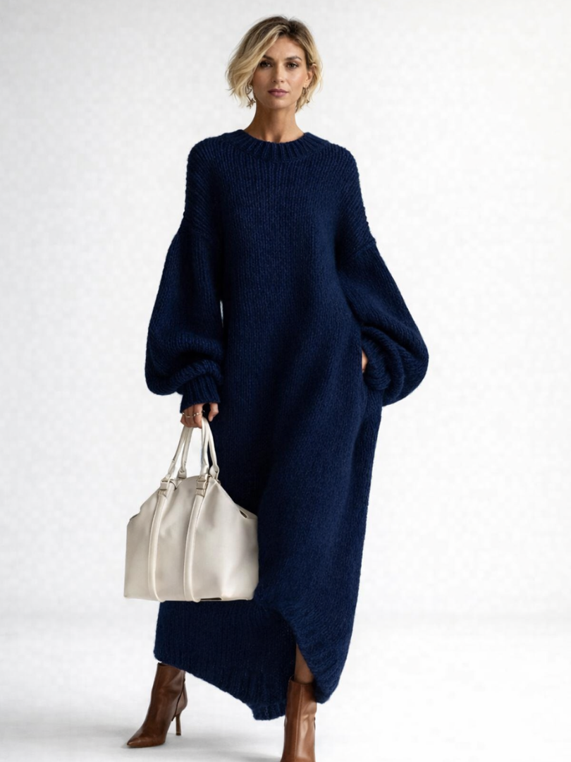 Women’s Oversized Knit Maxi Dress