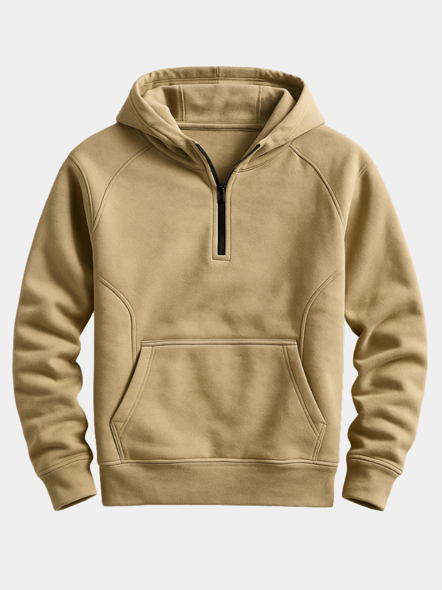 Men’s Half-Zip Hooded Sweatshirt