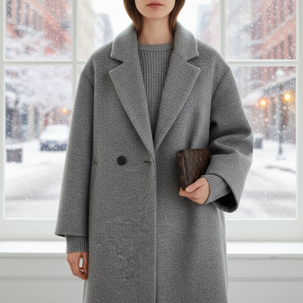Cappotto lungo relaxed da donna