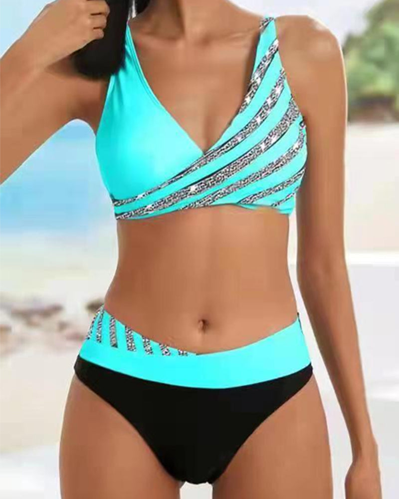 Women's Cross Front Bikini Set