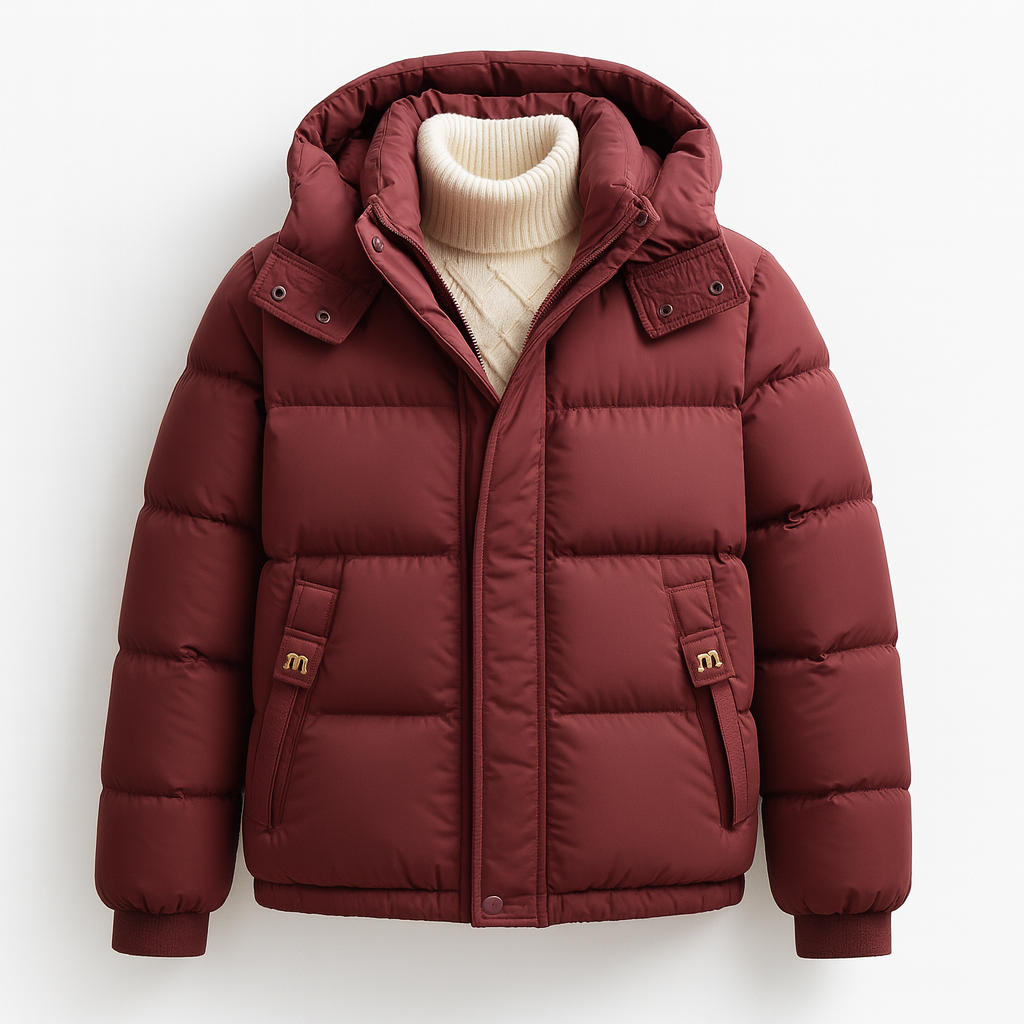 Damen-Winterjacke mit Kapuze und Stepppolsterung