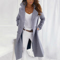 Damen-Longline-Cardigan mit offener Vorderseite