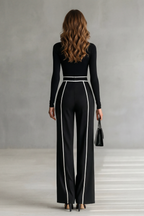 Women's High Neck Wide Leg Jumpsuit