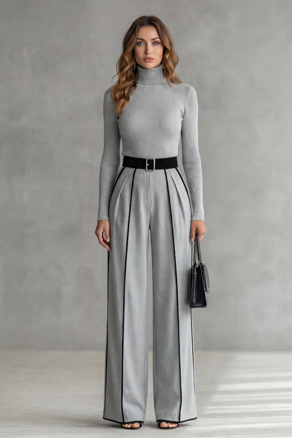 Women's High Neck Wide Leg Jumpsuit