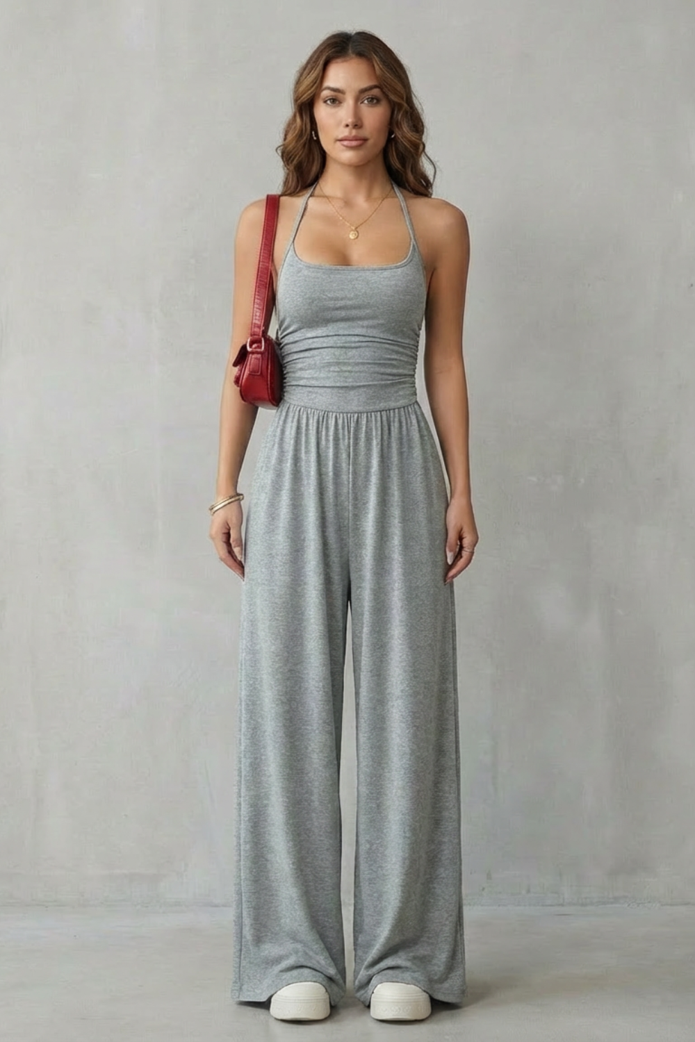 Women's Wide-Leg Cami Jumpsuit