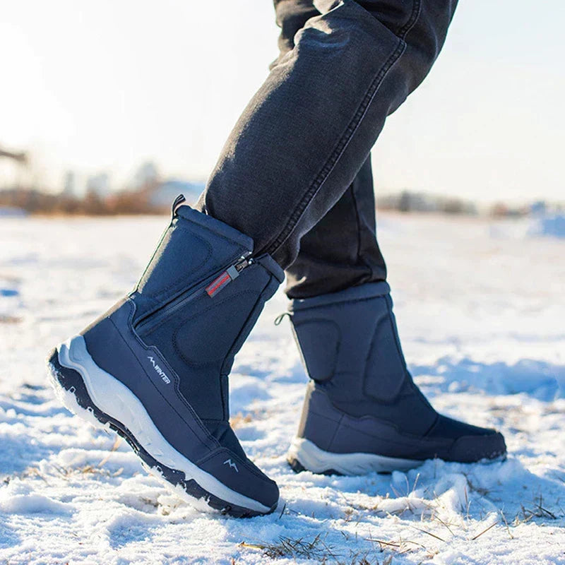 Winter-Schneestiefel für Damen bis zur Wadenmitte